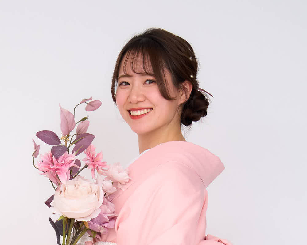 着物髪型前髪_シースルーバング×シニヨン