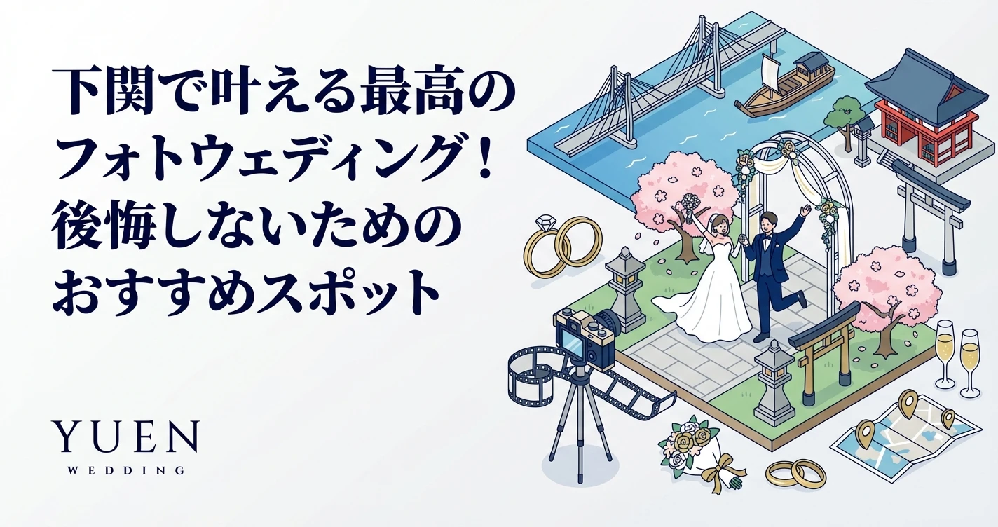 下関で叶える最高のフォトウェディング！後悔しないためのおすすめスポット