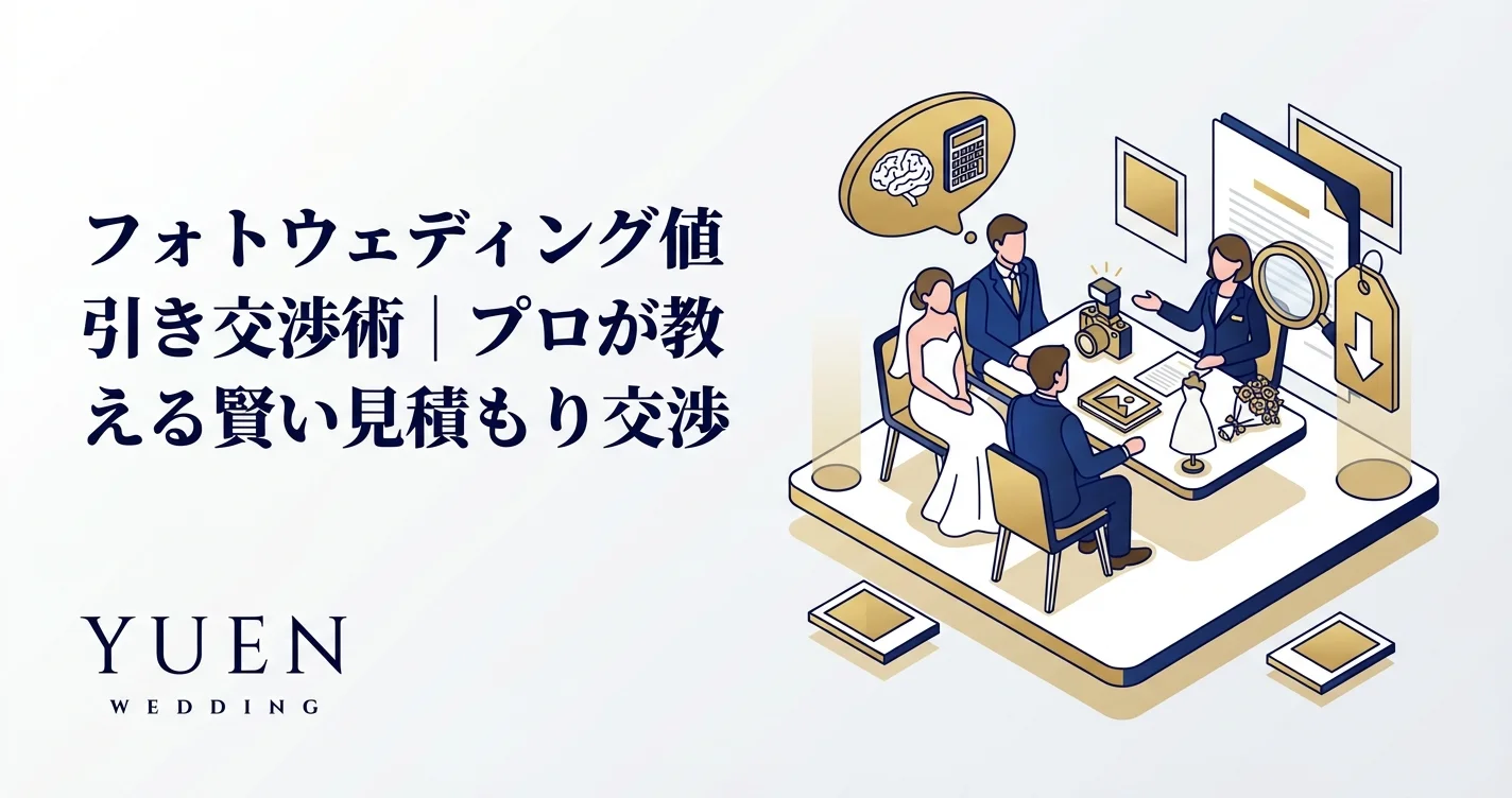 フォトウェディング値引き交渉術｜プロが教える賢い見積もり交渉