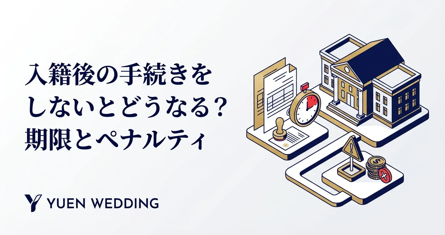 入籍後の手続きをしないとどうなる？期限とペナルティ