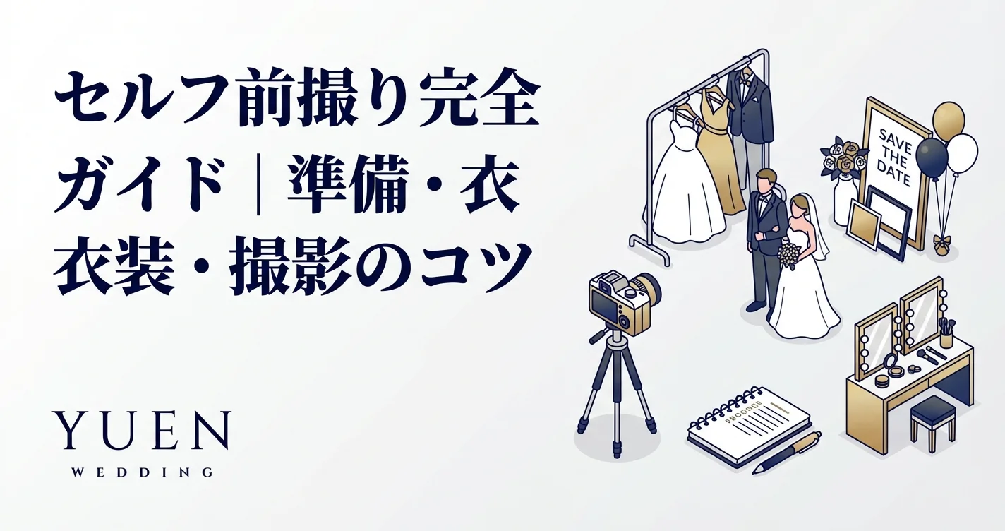 セルフ前撮り完全ガイド｜準備・衣装・撮影のコツ